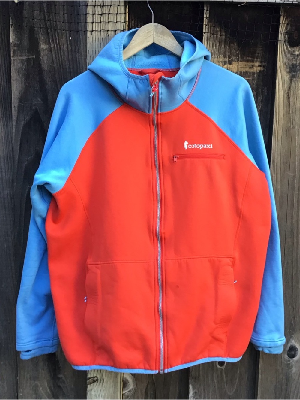 Cotopaxi Sambaya Fleece Jacket Mens XXL Full Zip Hooded Colorblock Outdoor